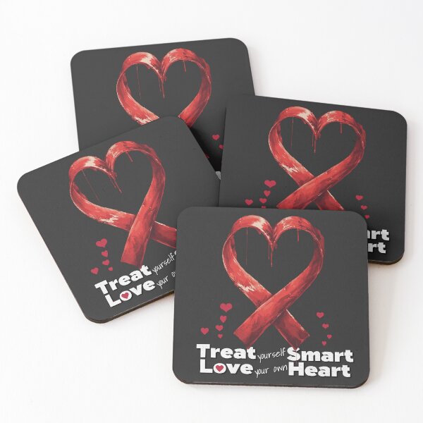 Item preview, Heartfelt Awareness - Heart Disease Support Ribbon Design designed and sold by Sir Meow Meow.