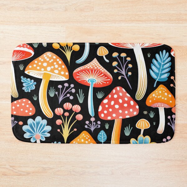 Item preview, Mushroom Pattern With Vibrant Colors designed and sold by Uday24.
