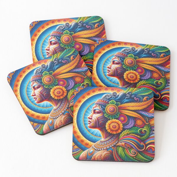 Item preview, "Solar Goddess - A Portrait of Radiance" designed and sold by KapaiDesign.