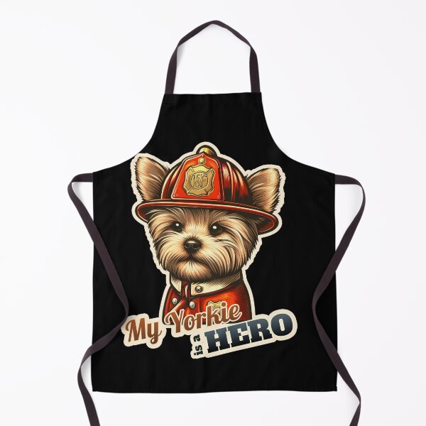 Item preview, Yorkshire Terrier Fireman designed and sold by ThisDress.