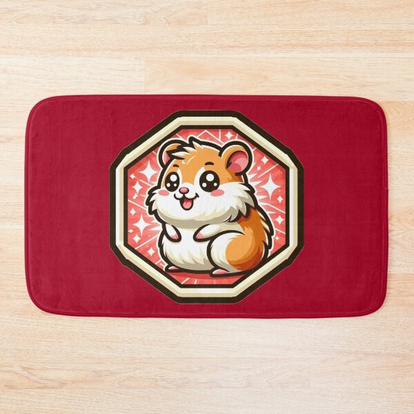 Item preview, Happy Hamster Stars Fireworks Cartoon Illustration Drawing designed and sold by CoffeeIsATrip.