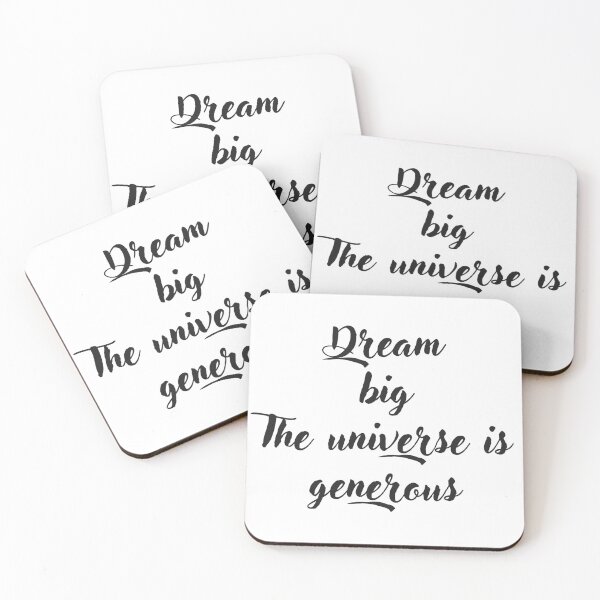 Item preview, Dream big the universe is generous designed and sold by EnlightParis.