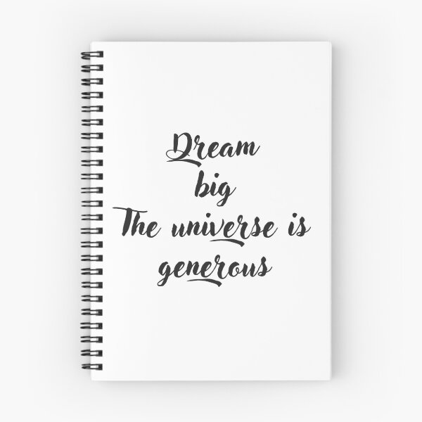 Item preview, Dream big the universe is generous designed and sold by EnlightParis.