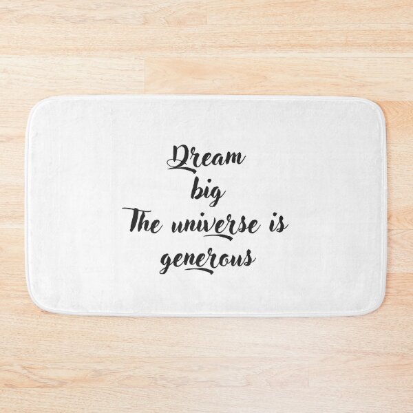 Item preview, Dream big the universe is generous designed and sold by EnlightParis.