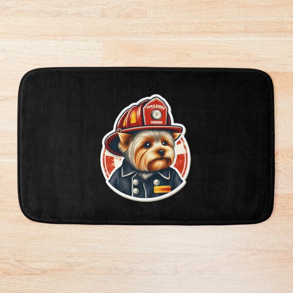 Item preview, Yorkshire Terrier Fireman designed and sold by ThisDress.