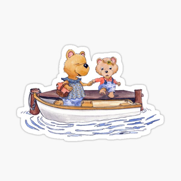 The boat trip Sticker
