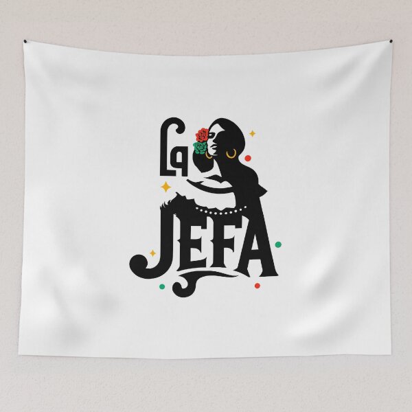 Item preview, La Jefa The Boss Funny Sugar Skull Woman Mexican Gift for Girls designed and sold by suvil.