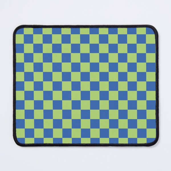 Item preview, Checkered Blue and Green Pattern designed and sold by LinDraws.