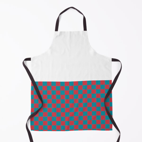 Item preview, Checkered Coral Teal Red Pattern designed and sold by LinDraws.