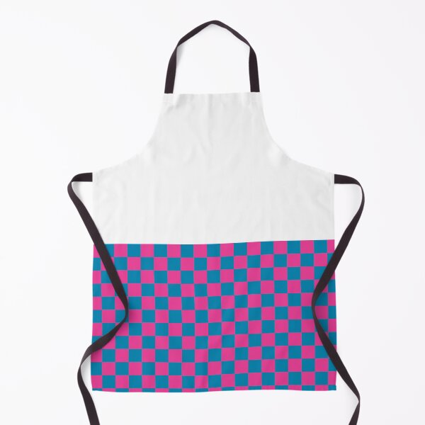 Item preview, Checkered Neon Blue Magenta Pattern designed and sold by LinDraws.
