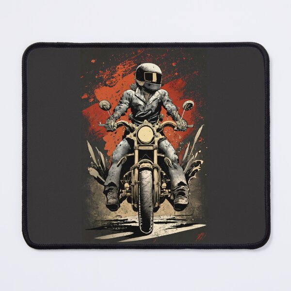 Item preview, Vintage style, women on retro motorcycle. designed and sold by duneArt.