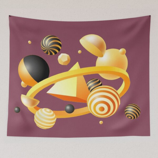Item preview, 3d shapes floating designed and sold by M Khan.