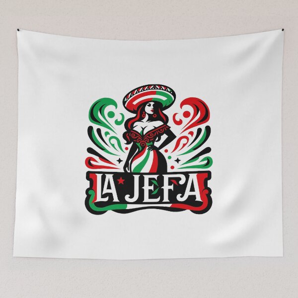 Item preview, La Jefa The Boss Funny Sugar Skull Woman Mexican Gift for Girls designed and sold by suvil.