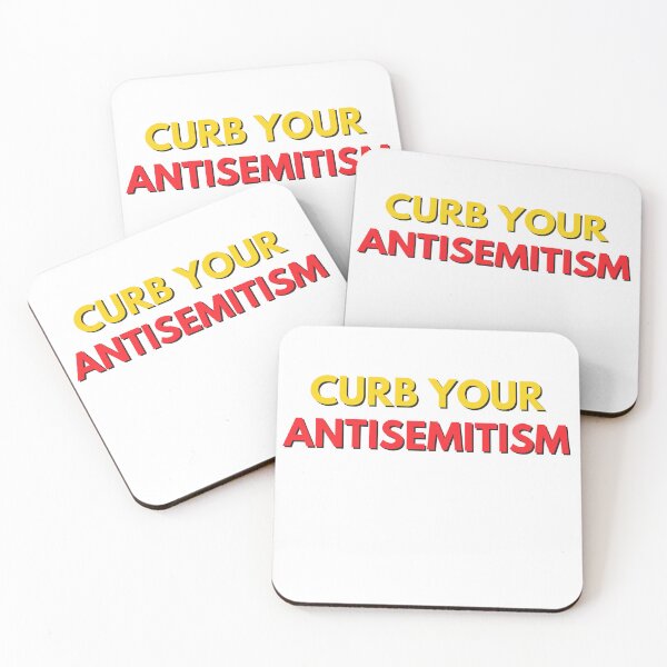 Item preview, Curb Your Antisemitism T-Shirt and Sticker designed and sold by DiverseDazzle.