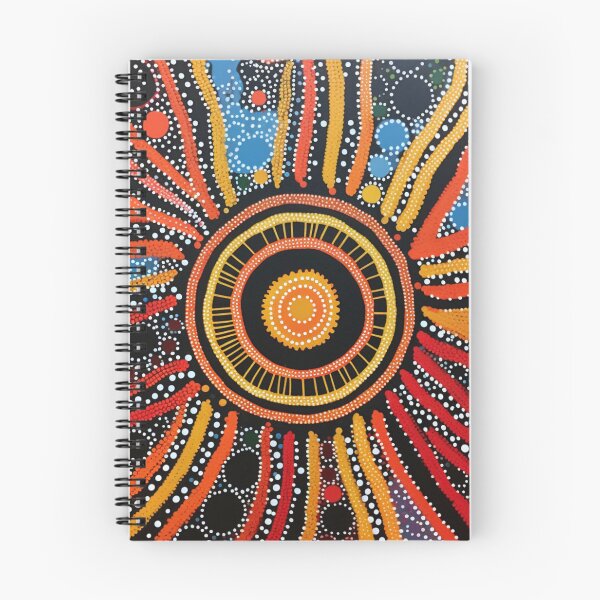 Item preview, Aboriginal Inspired Dot Art - Sunshiny designed and sold by GrinGalore.