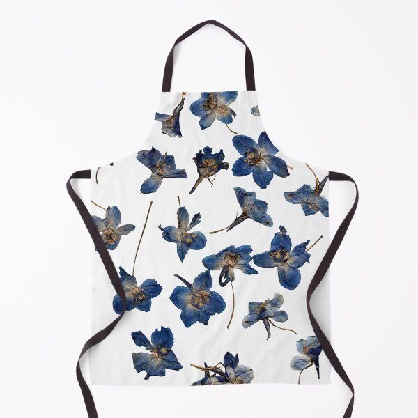 Artikelvorschau, Gepresste blaue Irisblüten entworfen und verkauft von Amber Griffin.