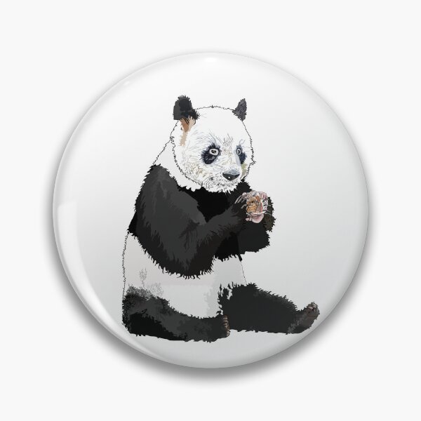 Item preview, Panda holding a rose  designed and sold by m-yoga-store.