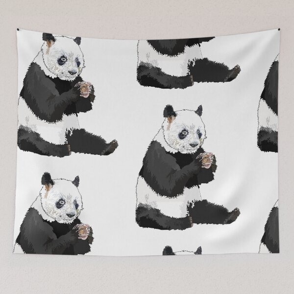 Item preview, Panda holding a rose  designed and sold by m-yoga-store.
