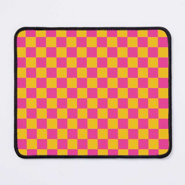 Item preview, Checkered Yellow and Magenta Pattern designed and sold by LinDraws.
