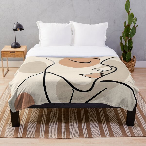 Item preview, Retrato de arte lineal designed and sold by Visual Nomad Club.
