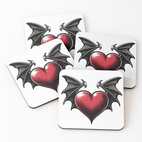 Item preview, winged heart designed and sold by Truck Stop One.