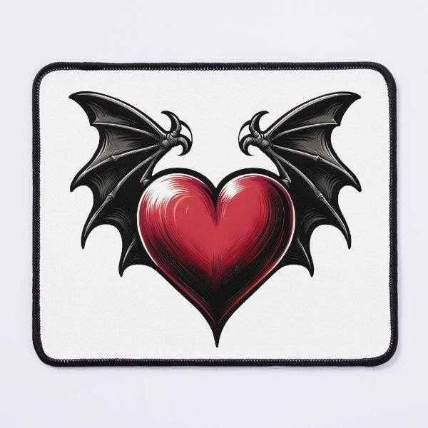 Item preview, winged heart designed and sold by Truck Stop One.