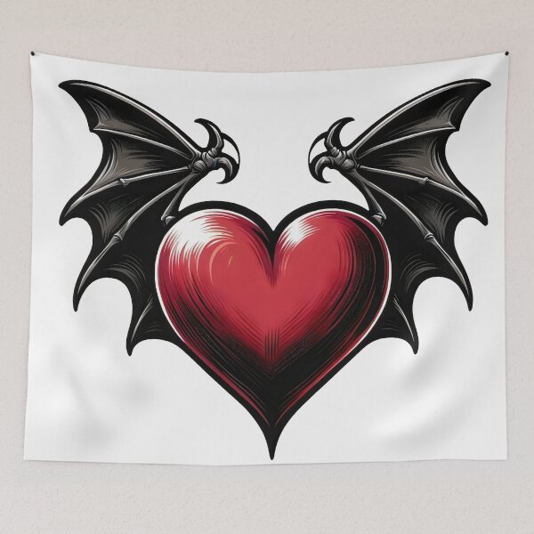 Item preview, winged heart designed and sold by Truck Stop One.
