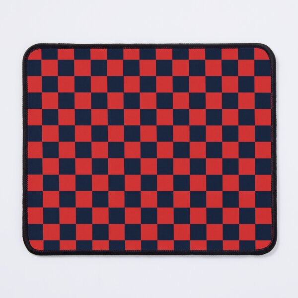Item preview, Checkered Dark Blue and Red Pattern designed and sold by LinDraws.