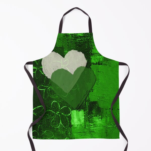 Item preview, Hearts on green background, portrait designed and sold by a3-studio.