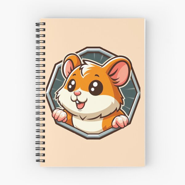 Item preview, Happy Hamster Smiling Super Cute Cartoon Illustration Drawing designed and sold by CoffeeIsATrip.