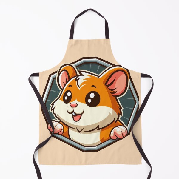 Item preview, Happy Hamster Smiling Super Cute Cartoon Illustration Drawing designed and sold by CoffeeIsATrip.