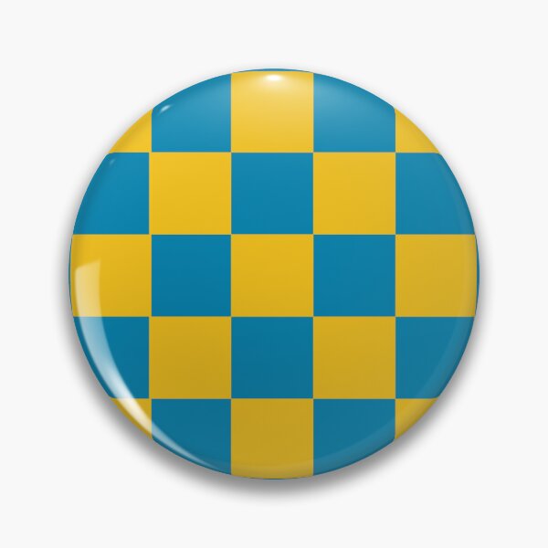 Item preview, Checkered Blue and Yellow Pattern designed and sold by LinDraws.