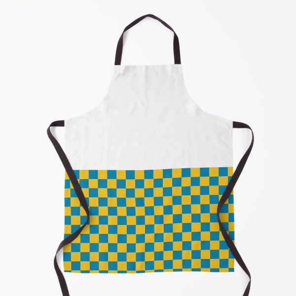 Item preview, Checkered Blue and Yellow Pattern designed and sold by LinDraws.