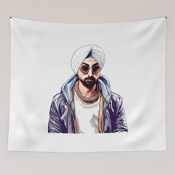 Item preview, Dive into Diljit Dosanjh's World: Unveiling the Essence of Style and Culture! designed and sold by Nprint.
