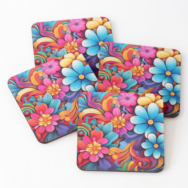 Item preview, Wonderful Vibrant Flowers Pattern #13 designed and sold by GrinGalore.
