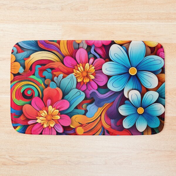 Item preview, Wonderful Vibrant Flowers Pattern #13 designed and sold by GrinGalore.