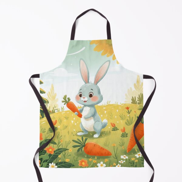 Aperçu de l'œuvre Illustration d'un lapin avec une carotte à la main créée et vendue par twisted-dot.