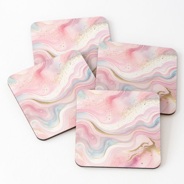 Item preview, Swirling pink and gold pastel dream designed and sold by Naturitude.