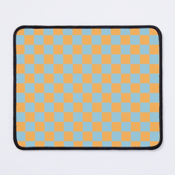 Item preview, Checkered Yellow and Blue Lemonade Pattern designed and sold by LinDraws.