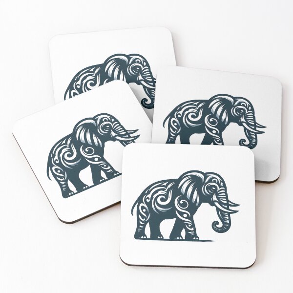Item preview, Roaring Jungle Giants Elephants designed and sold by vectorillus.