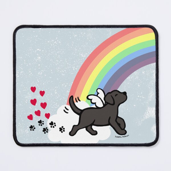 Item preview, Black Labrador Angel Trotting designed and sold by HappyLabradors.