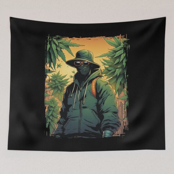 Item preview, Ninja Farmer Cannabis Marijuana Grower Strain Product Label Package Design designed and sold by DabGraphic.