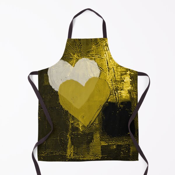 Item preview, Hearts on gold background, portrait designed and sold by a3-studio.