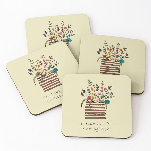 Item preview, Kindness is contagious designed and sold by BALCONYDOORS.