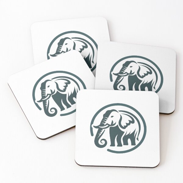 Item preview, Roaring Jungle Giants Elephants designed and sold by vectorillus.