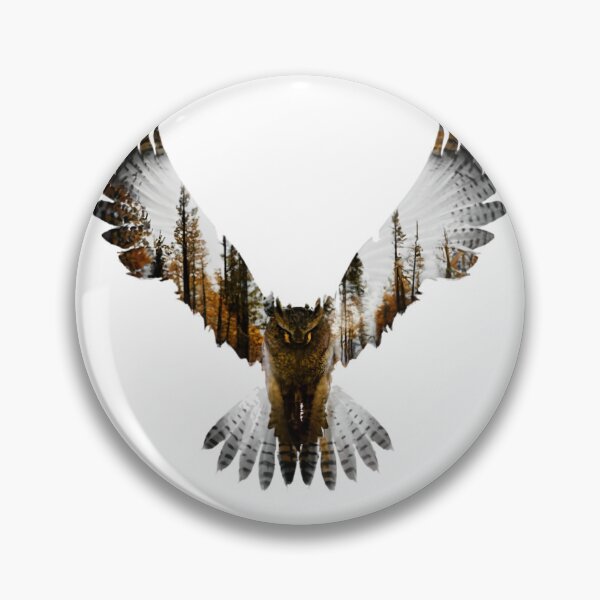 Item preview, Wild Flying Owl designed and sold by PlanetMarker.