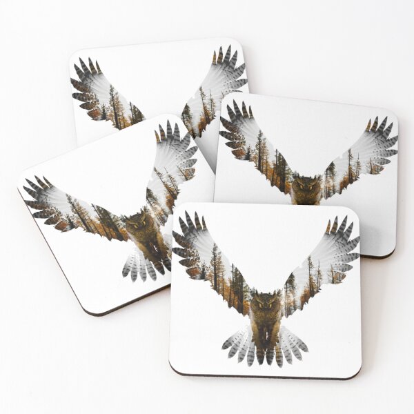 Item preview, Wild Flying Owl designed and sold by PlanetMarker.