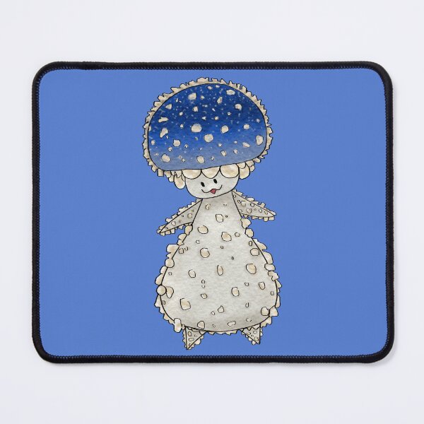 Item preview, Cute Mycena Subcyanocephala Mushroom designed and sold by Krystal91Art.