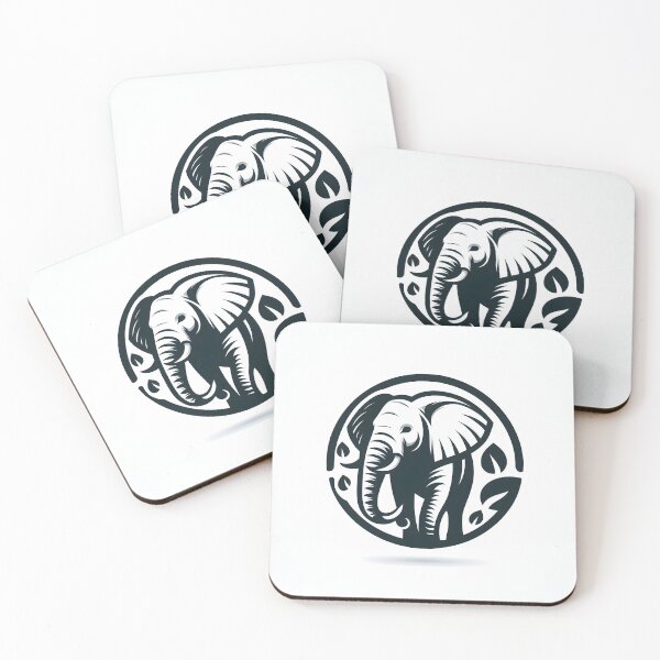 Item preview, Roaring Jungle Giants Elephants designed and sold by vectorillus.