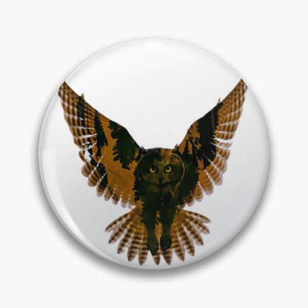 Item preview, Wild Flying Owl designed and sold by PlanetMarker.